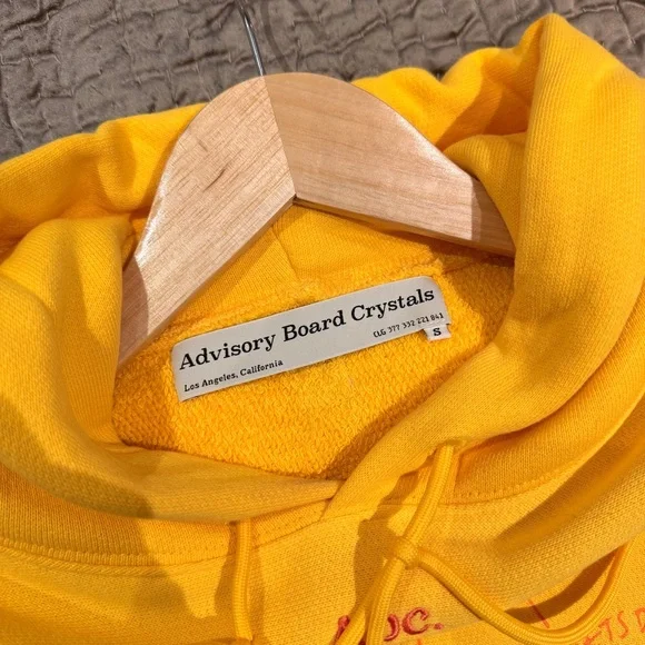 Advisory Board Crystals Swarovski Yellow Hoodie with Silver Accents - Picture 7 of 8